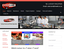 Tablet Screenshot of catercare.co.za
